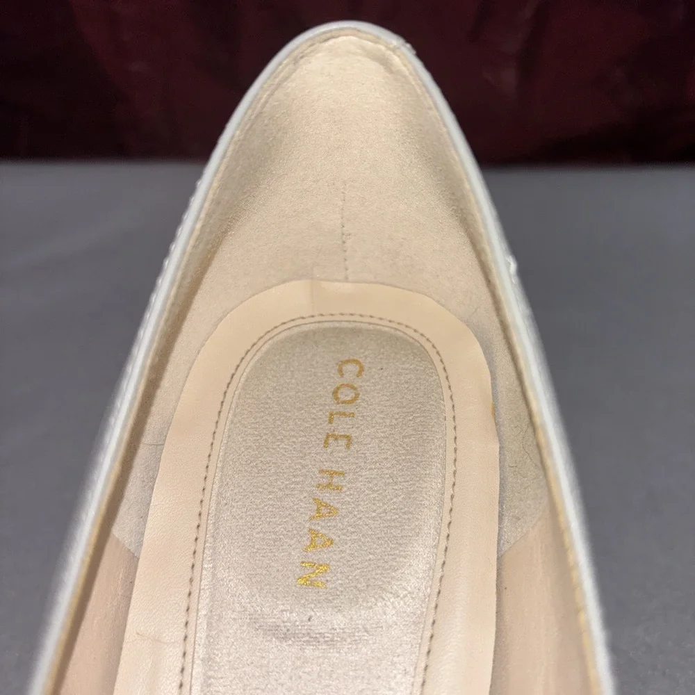 Cole Haan The Go to Wedge Limestone Grey Shoes Waterproof Womens Size US 10.5 B